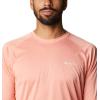 imageColumbia Mens Fork Stream Heather Long Sleeve ShirtCoral Reef Heather