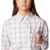 imageColumbia Womens Silver Ridge Utility Patterned Long Sleeve ShirtWhite Small Plaid
