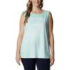 imageColumbia Womens Columbia Womens Chill River Tank Top Moisture Wicking Sun ProtectionMint CaySunburst Print