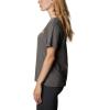 imageColumbia Womens Bluebird Day Relaxed V NeckCharcoal HeatherWavy Waterline