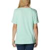 imageColumbia Womens Bluebird Day Relaxed V NeckMint Cay HeatherStriped Hills