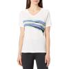 imageColumbia Womens Bluebird Day Relaxed V NeckWhiteStriped Hills