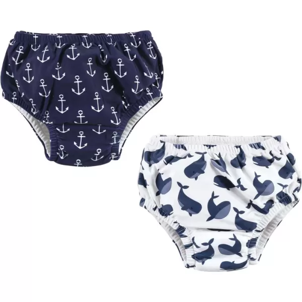 Hudson Baby Unisex Baby Swim Diapers, Pink Lemons, 12-18 Months