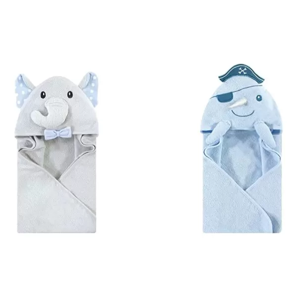 White Dots Gray Elephant Narwhal One Size