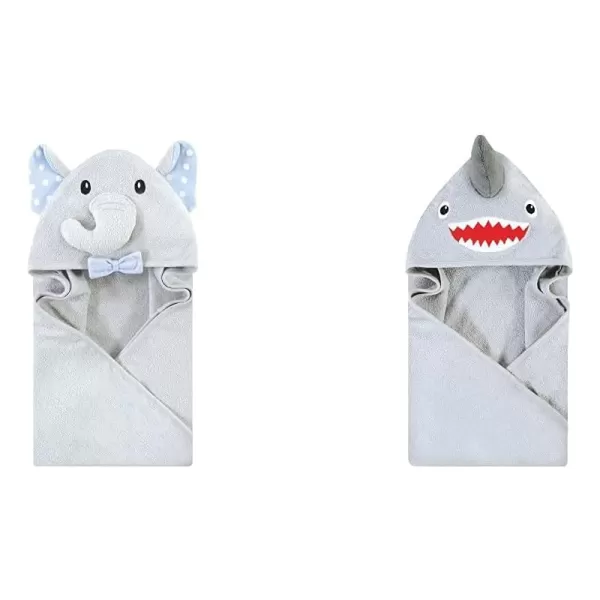White Dots Gray Elephant Shark One Size