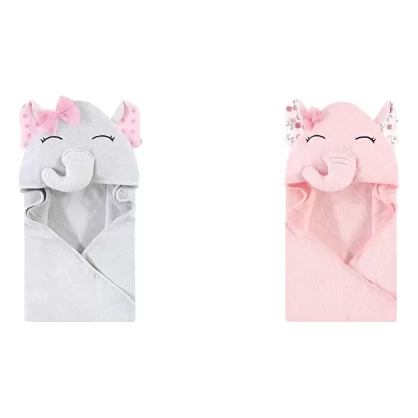 Pink Dots Pretty Elephant Floral Pretty Elephant One Size