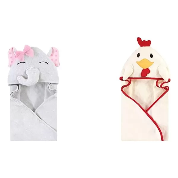 Pink Dots Pretty Elephant Rooster One Size