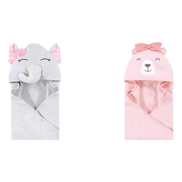 White Dots Pretty Elephant Bear Girl One Size