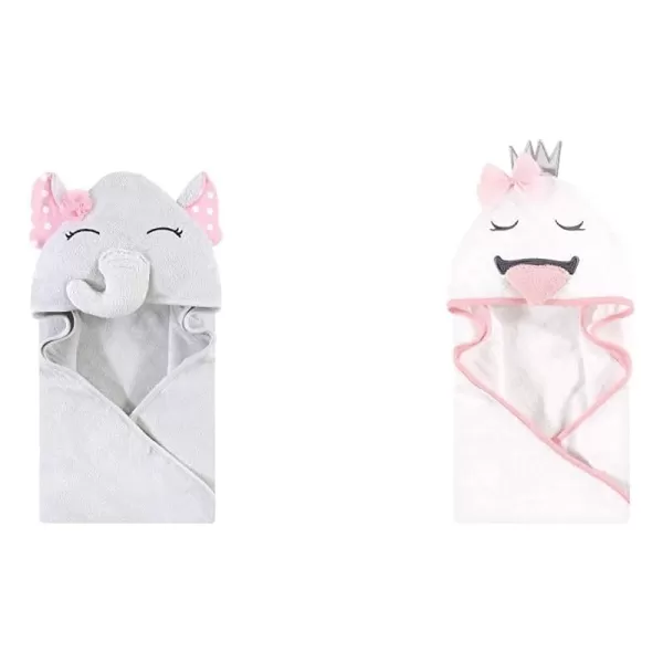 White Dots Pretty Elephant Swan One Size