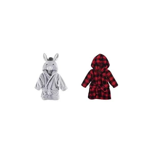 Donkey Red Black Plaid One Size