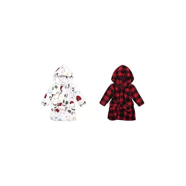 Farm Animals Red Black Plaid One Size