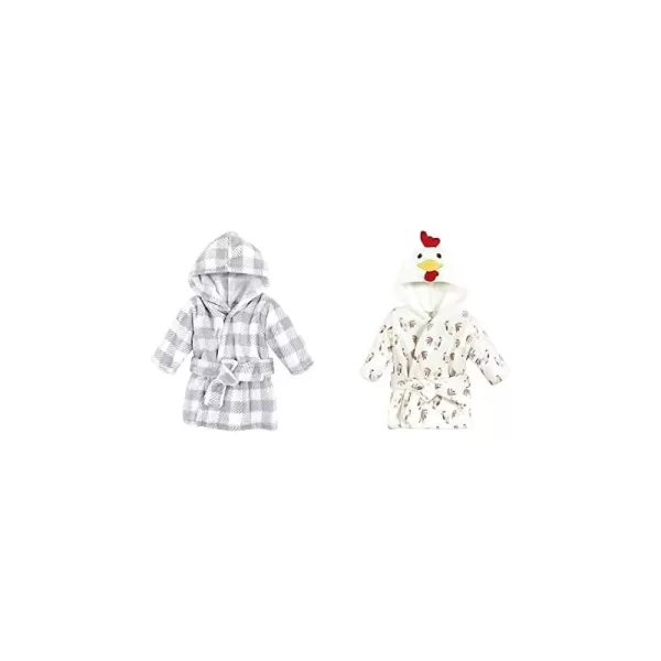 Gray Plaid Rooster One Size