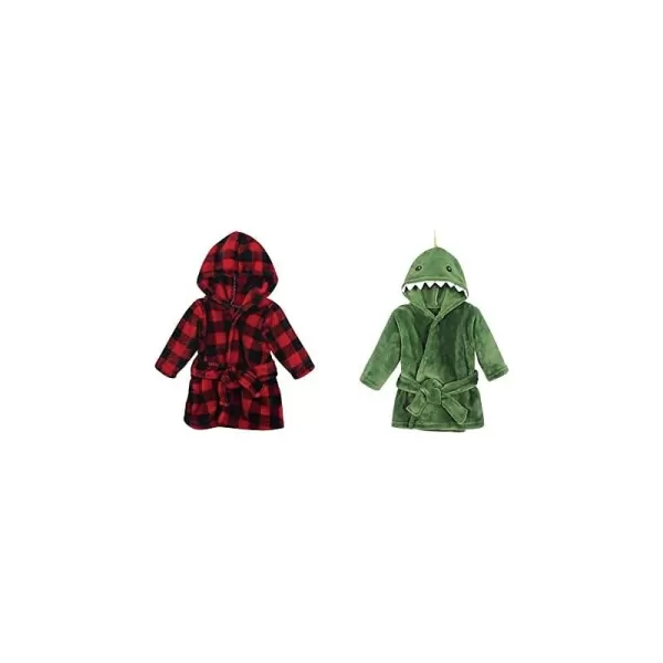 Red Black Plaid Dinosaur One Size