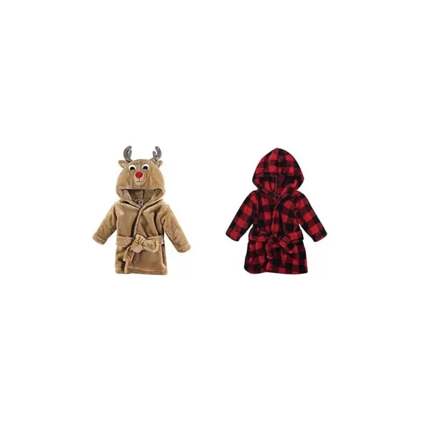 Reindeer Red Black Plaid One Size
