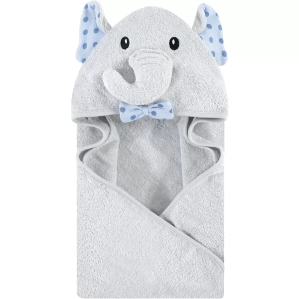 One Size Blue Dots Gray Elephant