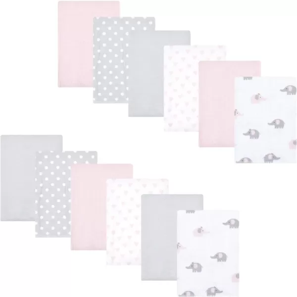 One Size Pink Gray Elephant