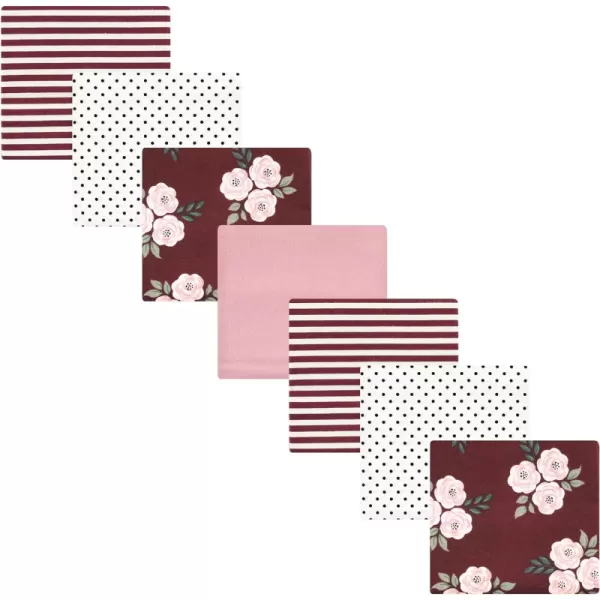 Burgundy Floral One Size