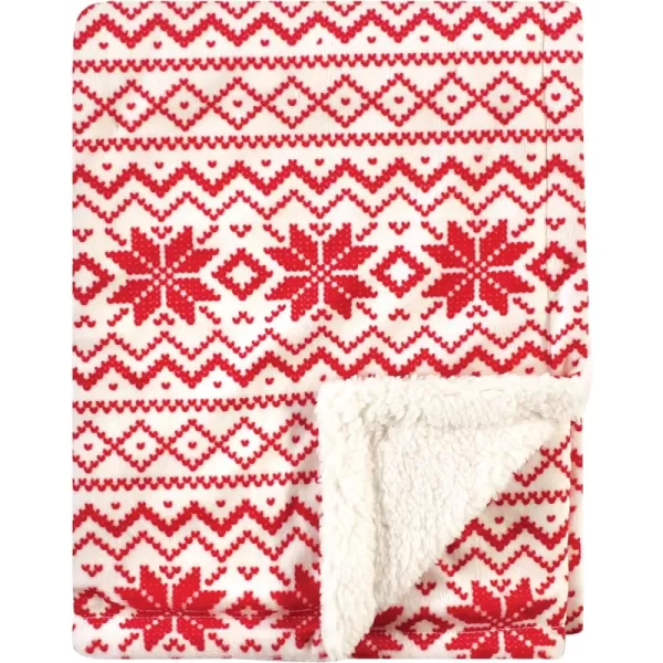 Red Fair Isle One Size