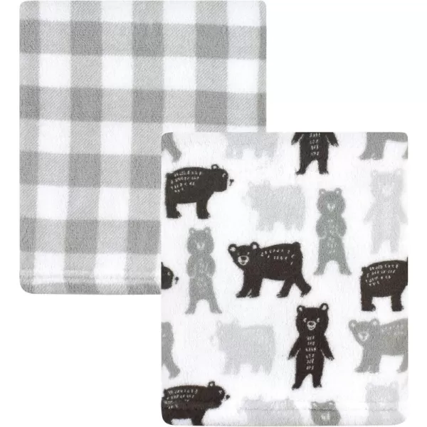 Bears and Plaid 30x36 Inch