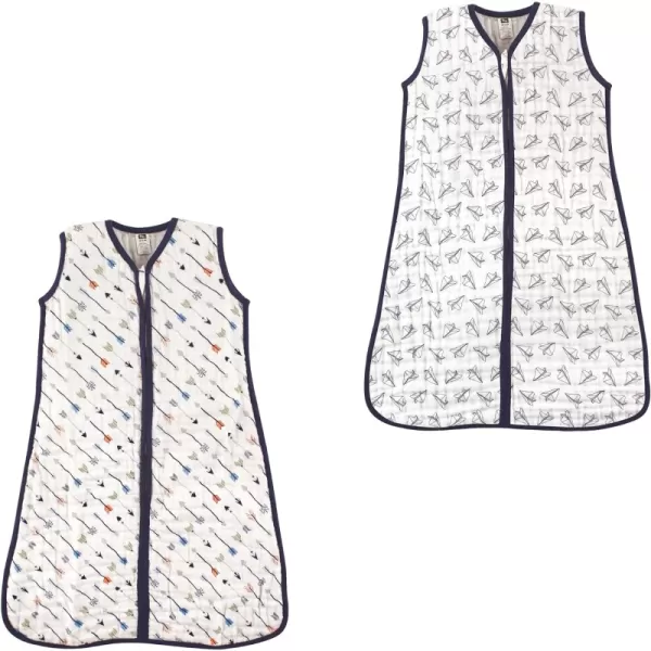 Arrows/Paper Airplane Muslin 2-pack