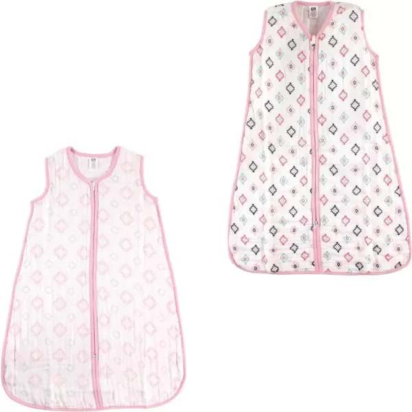 Damask/Pink Aztec Muslin 2-pack