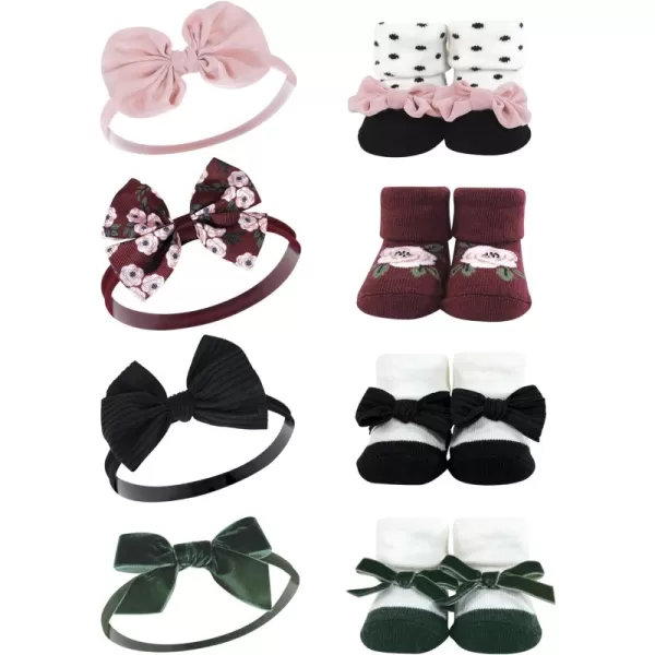 Burgundy Floral 8-piece