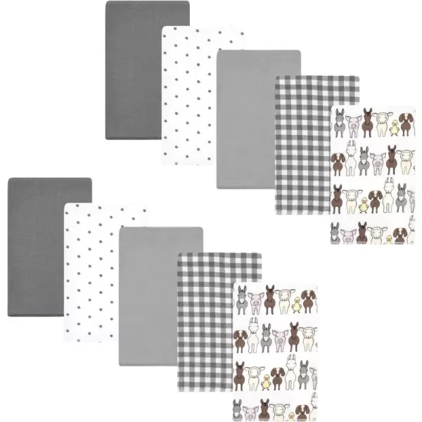 One Size Farm Friends Grey 10-pack