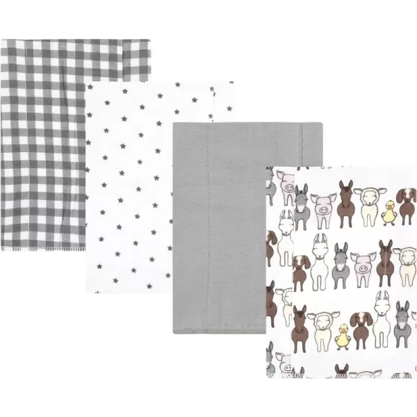 One Size Farm Friends Grey 4-pack