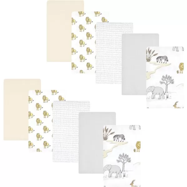 One Size Neutral Safari World 10-pack