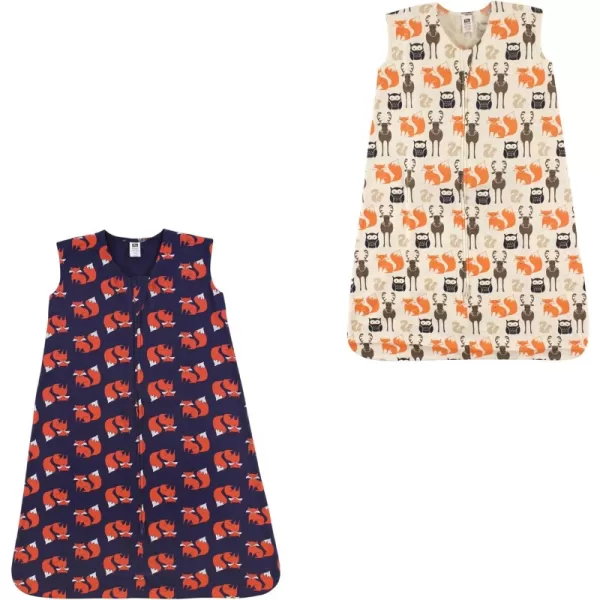 Fox And Wooddfox And Creatures 2-Pack 0-6 Month