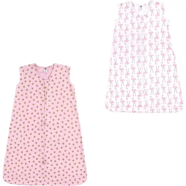 Gold Hearts and Flamingo 2-pack 18-24 Month