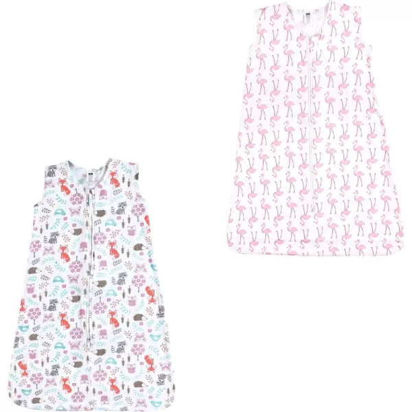 Woodland Fox Flamingo 2-pack 12-18 Month