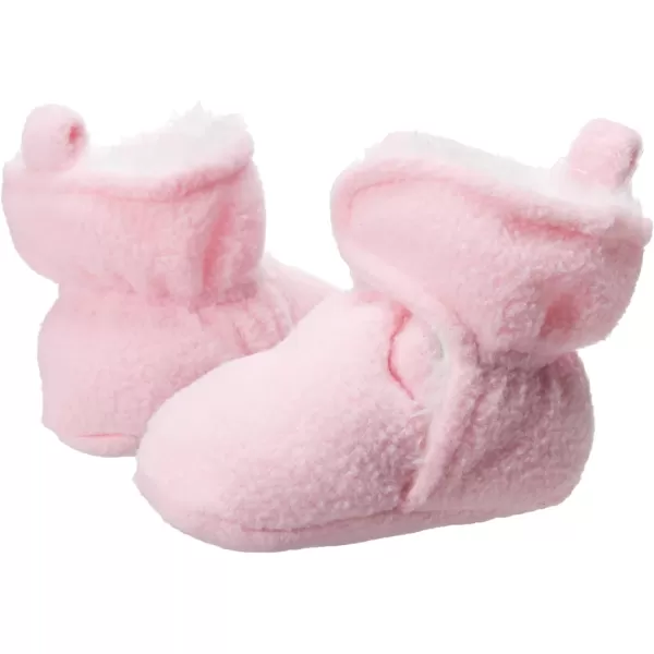 Hudson Baby Unisex Baby Cozy Fleece and Faux Sherpa Booties