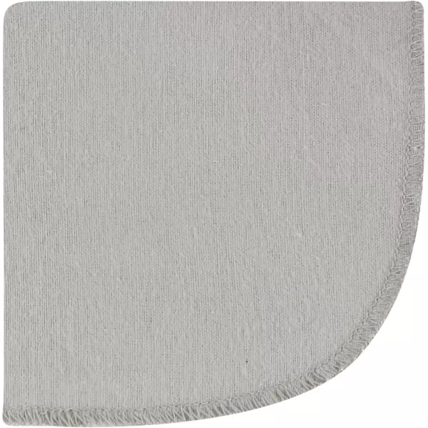 Hudson Baby Unisex Baby Flannel Washcloths, Eucalyptus 10Pk, One Size