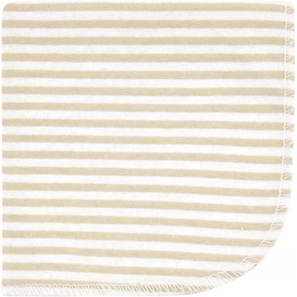 Hudson Baby Unisex Baby Flannel Washcloths, Eucalyptus 10Pk, One Size