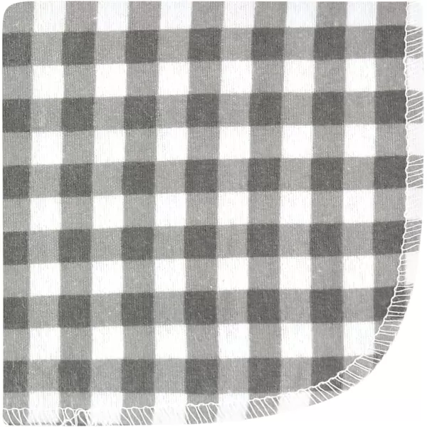 Hudson Baby Unisex Baby Flannel Washcloths, Eucalyptus 10Pk, One Size