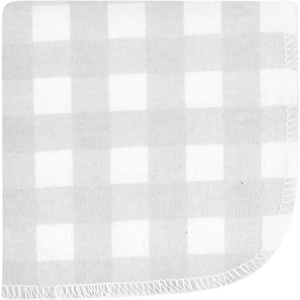 Hudson Baby Unisex Baby Flannel Washcloths, Eucalyptus 10Pk, One Size