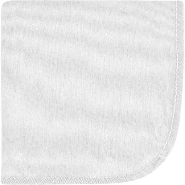 Hudson Baby Unisex Baby Flannel Washcloths, Eucalyptus 10Pk, One Size