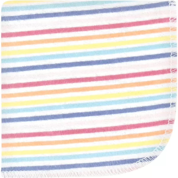Hudson Baby Unisex Baby Flannel Washcloths, Eucalyptus 10Pk, One Size