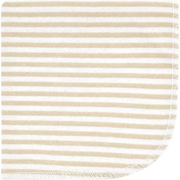 Hudson Baby Unisex Baby Flannel Washcloths, Eucalyptus 10Pk, One Size