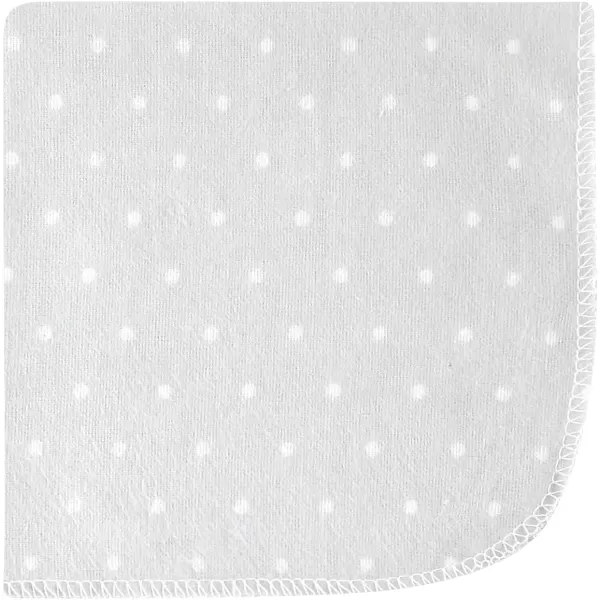 Hudson Baby Unisex Baby Flannel Washcloths, Eucalyptus 10Pk, One Size