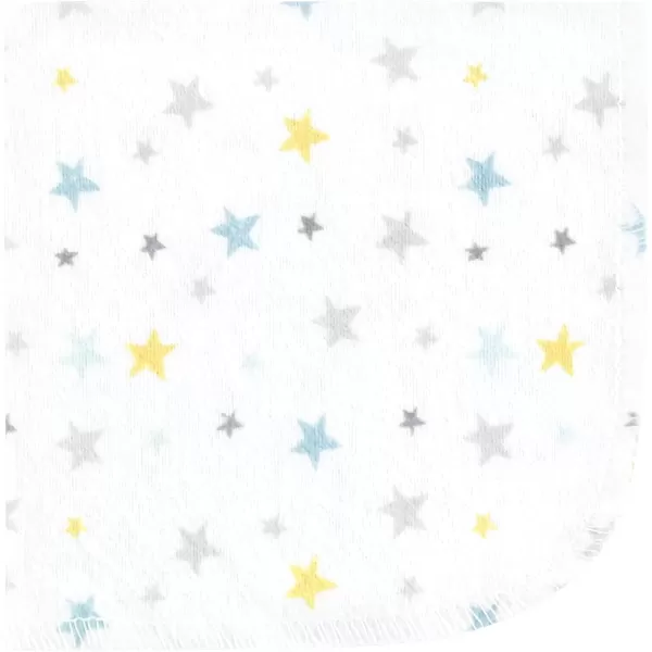 Hudson Baby Unisex Baby Flannel Washcloths, Eucalyptus 10Pk, One Size