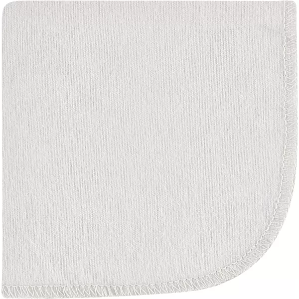 Hudson Baby Unisex Baby Flannel Washcloths, Eucalyptus 10Pk, One Size