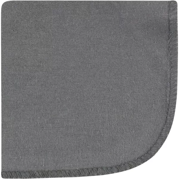 Hudson Baby Unisex Baby Flannel Washcloths, Eucalyptus 10Pk, One Size