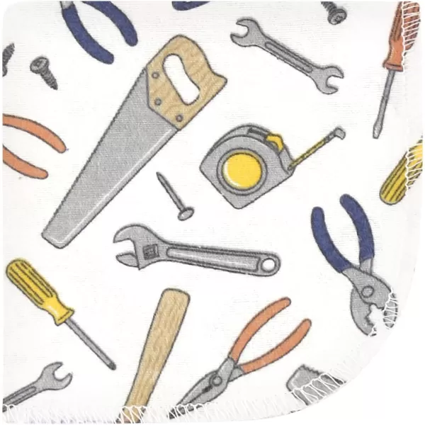 Hudson Baby Unisex Baby Flannel Washcloths, Eucalyptus 10Pk, One Size