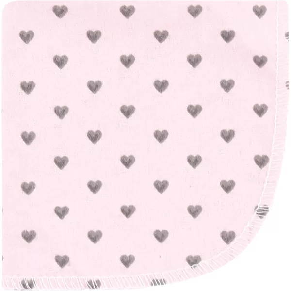 Hudson Baby Unisex Baby Flannel Washcloths, Eucalyptus 10Pk, One Size