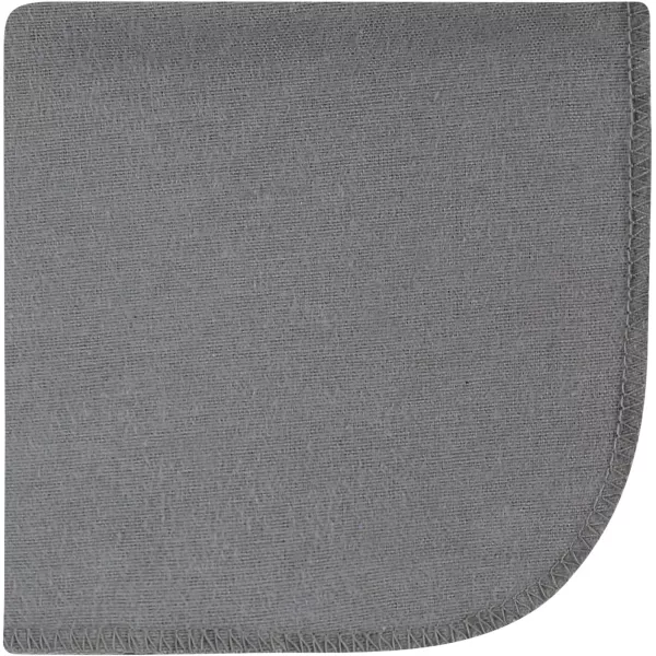 Hudson Baby Unisex Baby Flannel Washcloths, Eucalyptus 10Pk, One Size