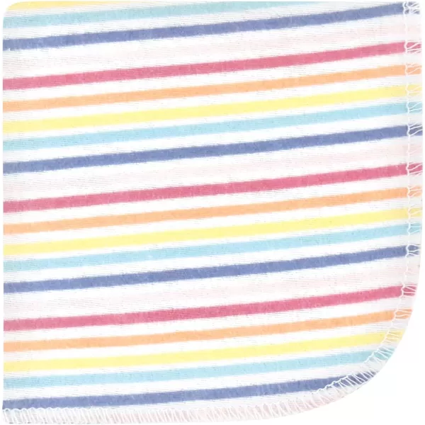 Hudson Baby Unisex Baby Flannel Washcloths, Eucalyptus 10Pk, One Size
