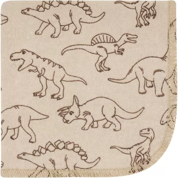 Hudson Baby Unisex Baby Flannel Washcloths, Eucalyptus 10Pk, One Size