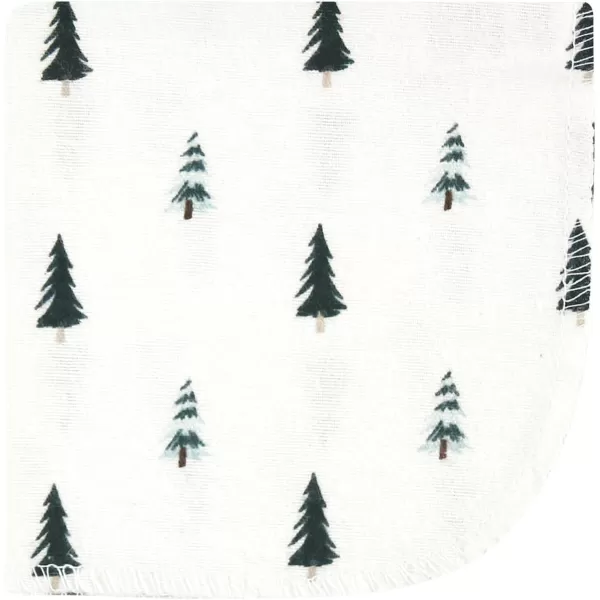 Hudson Baby Unisex Baby Flannel Washcloths, Eucalyptus 10Pk, One Size